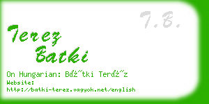 terez batki business card